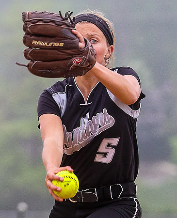 Bridgewater-Raritan at Watchung Hills in Somerset County Softball Semifinals on May 9