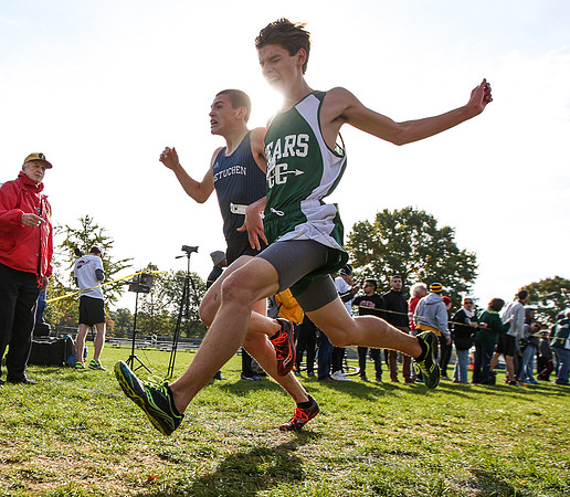 GMC Cross Country Championships at Thompson Park in Monroe on October 24